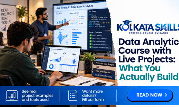 Data Analytics Course with Live Projects: What You Actually Build